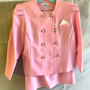 GOOD TIMES- Pink Skirt Suit Set